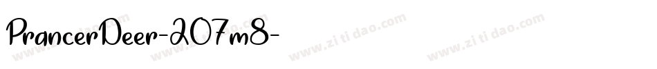 PrancerDeer-2O7m8字体转换