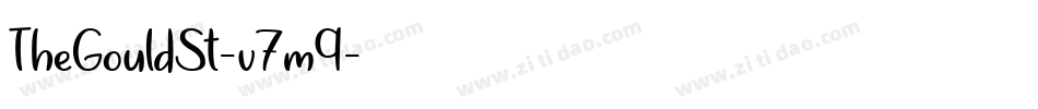 TheGouldSt-v7m9字体转换 TheGouldSt-v7m9字体转换