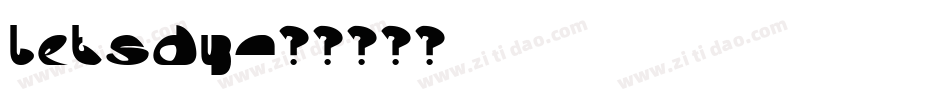 Letsdy字体转换