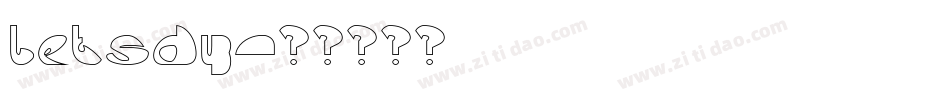 Letsdy字体转换