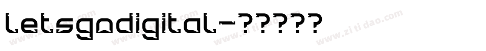 letsgodigital字体转换