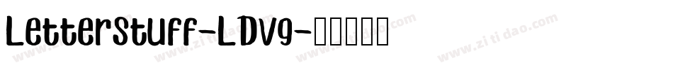 Letterstuff-LDvg字体转换