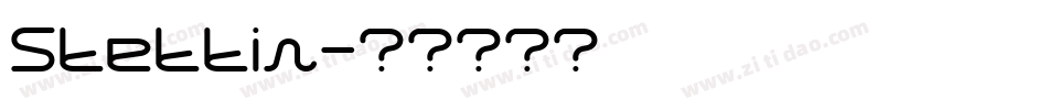 Stettin字体转换