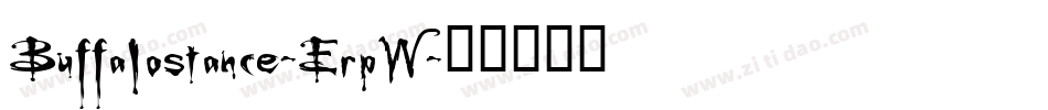 Buffalostance-ErpW字体转换
