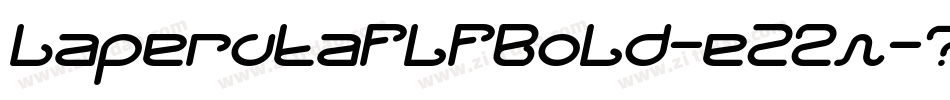 LaperutaflfBold-eZ2n字体转换
