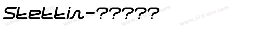 Stettin字体转换