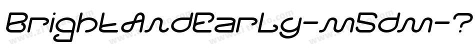 BrightAndEarly-m5dm字体转换