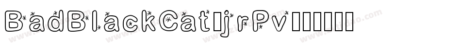 BadBlackCat-jrPv字体转换