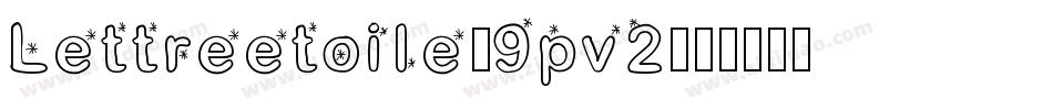 Lettreetoile-9pv2字体转换