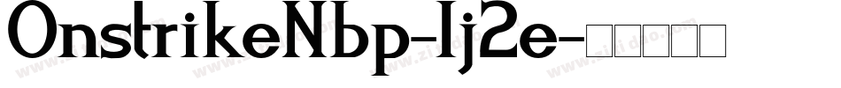 OnstrikeNbp-lj2e字体转换