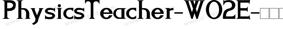 PhysicsTeacher-WO2E字体转换 PhysicsTeacher-WO2E字体转换