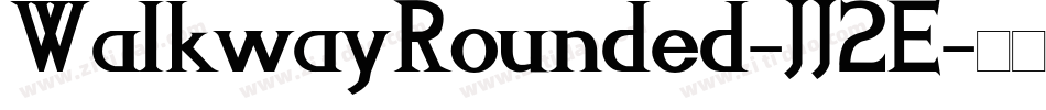 WalkwayRounded-JJ2E字体转换