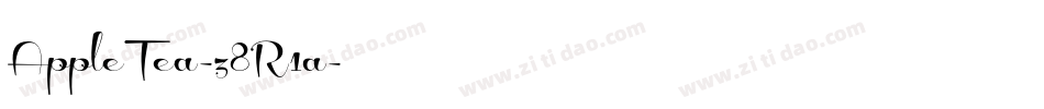 AppleTea-z8R1a字体转换