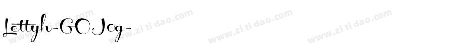 Lettyh-GOJ0g字体转换