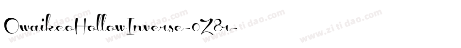 OwaikeoHollowInverse-0Z8r字体转换