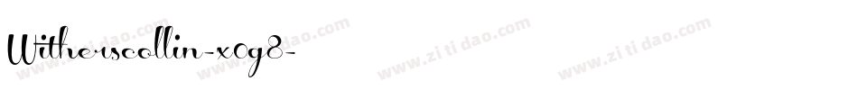 Witherscollin-x0g8字体转换