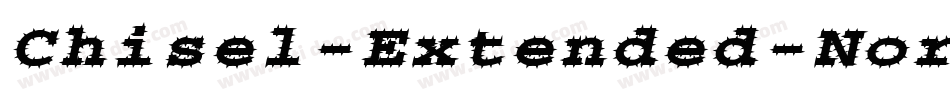 Chisel-Extended-Normal-2字体转换