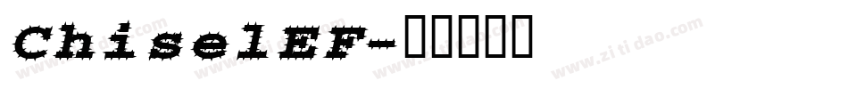 ChiselEF字体转换