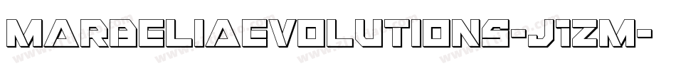 Marbeliaevolutions-J1zm字体转换
