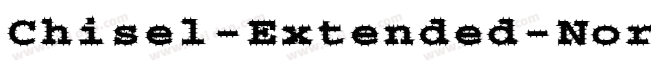 Chisel-Extended-Normal-2字体转换