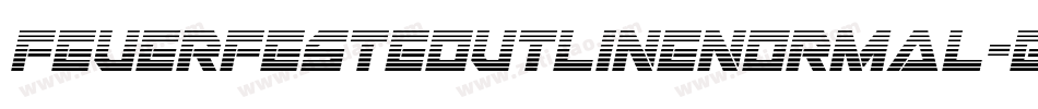 FeuerfesteOutlineNormal-GlmO字体转换