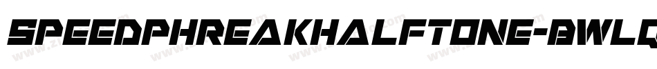 SpeedPhreakHalftone-BWLqx字体转换