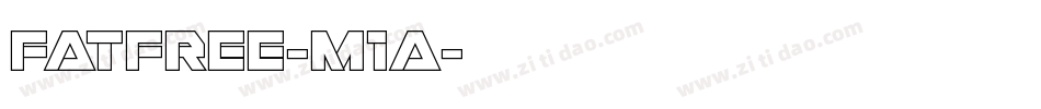 FatFree-m1a字体转换