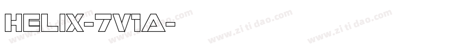 Helix-7v1A字体转换