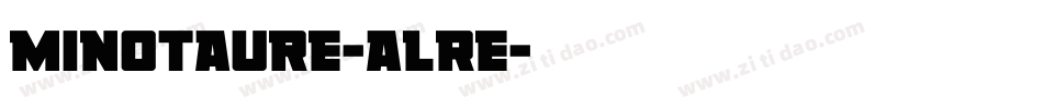Minotaure-aLRE字体转换
