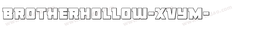 BrotherHollow-xVYm字体转换