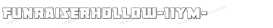FunRaiserHollow-11yM字体转换