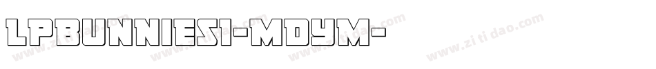 Lpbunnies1-mDYm字体转换