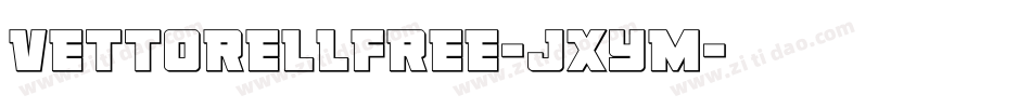 VettorellFree-JxYm字体转换