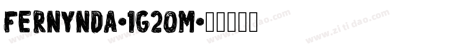 Fernynda-1G2oM字体转换