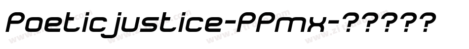 Poeticjustice-PPmx字体转换