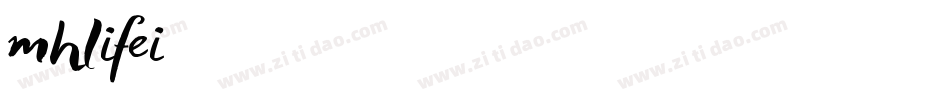 mhlifei字体转换
