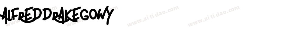 Alfreddrake-GOWy字体转换 Alfreddrake-GOWy字体转换
