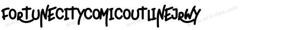 FortunecityComicOutline-jrWy字体转换