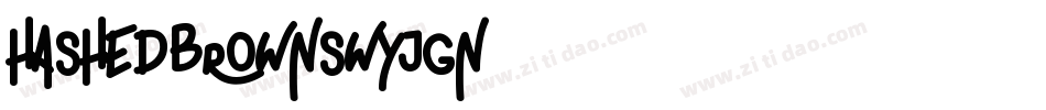 HashedBrowns-WyJgn字体转换