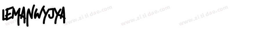 Leman-WyJyA字体转换