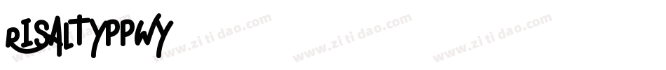 Risaltyp-p4Wy字体转换
