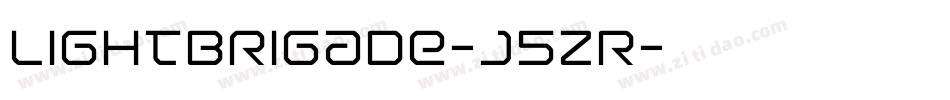 LightBrigade-j5zR字体转换