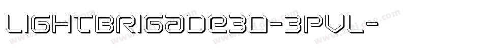 LightBrigade3D-3PvL字体转换