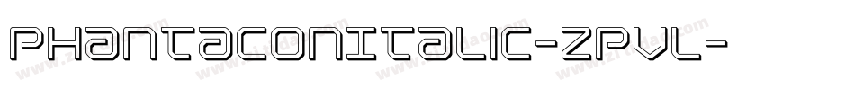 PhantaconItalic-zPvL字体转换