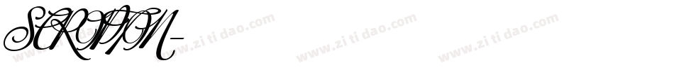 SCRIPTIN字体转换