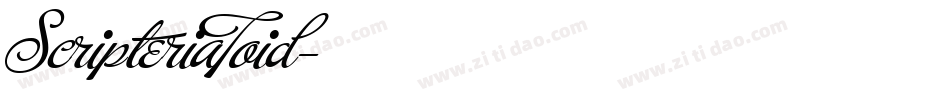ScripteriaToid字体转换