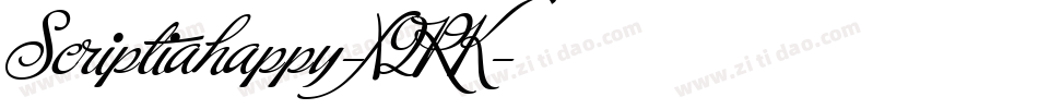 Scriptiahappy-X2RK字体转换