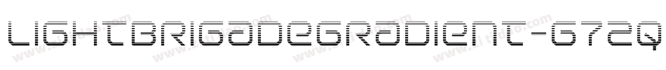 LightBrigadeGradient-G72q字体转换
