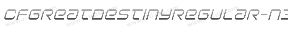 CfGreatDestinyRegular-n3Z0字体转换