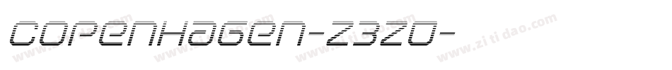 Copenhagen-z3Z0字体转换